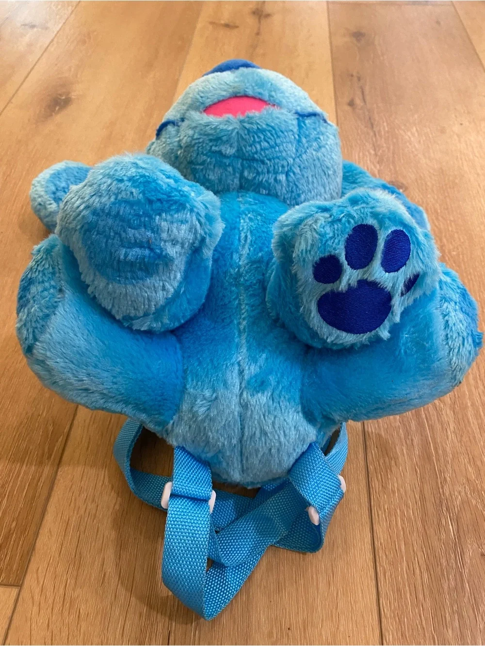 Nickelodeon Blue's Clues & You Plush Blue Pouch Backpack Kidcore Animation Show - Picture 7 of 9